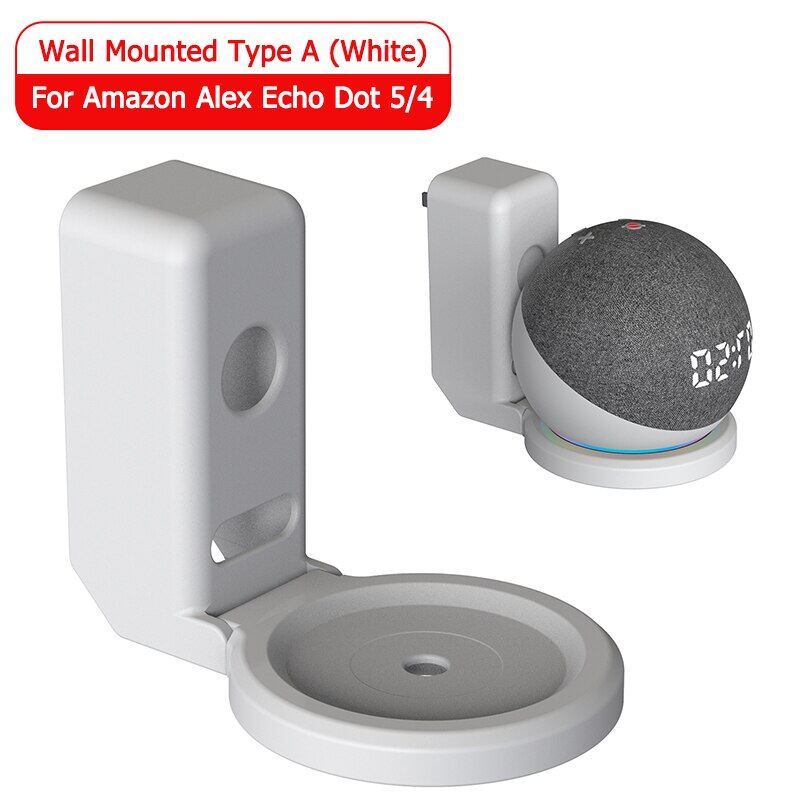 For Echo Dot 5/4 Wall Mount Holder Speaker Bracket For Amazon Alexa Echo Dot 4 Generation Smart Bluetooth Speaker Hanger Stand