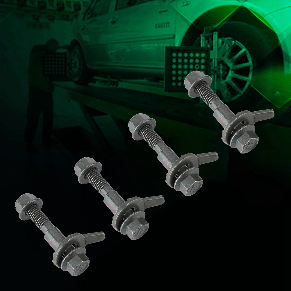Sweatbuy Bộ 5 Cái Camber Điều Chỉnh Căn Chỉnh Bốn Bánh Bằng Thép Tự Động Cho Xe Hơi 12Mm Bu Lông Cam