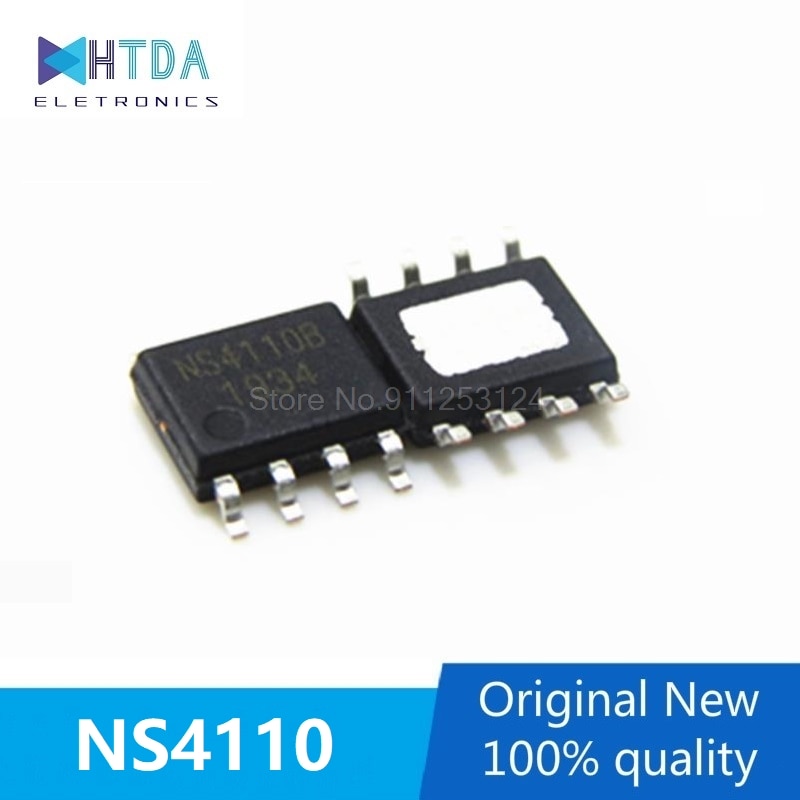10 pz/lotto originale NS4110 NS4110B SOP-8 10W mono amplificatore di potenza audio Chip IC 502 10 pz/lotto originale NS4110 NS4110B SOP-8 10W mono amplificatore di potenza audio Chip IC 502