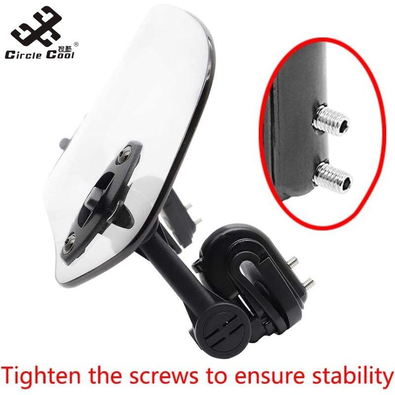 Circle Cool 1 Set Motorcycle Windshield Extension Adjustable Spoiler Universal Clamp-on Windscreen Deflector Parts