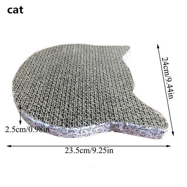 Cat Scratch Board Pad Wear-resistant Scratching Posts Kitten Corrugated Paper Pad CatGrinding Nail Scraper Mat Pet cat Toy