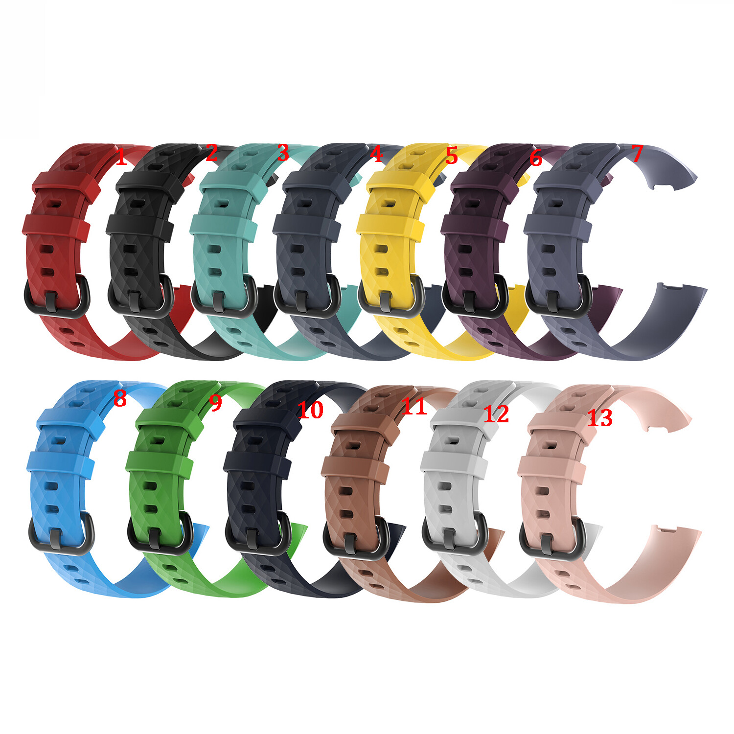 Dây Đeo Thay Thế, Dây Đeo Thể Thao Silicon Mềm Cho Fitbit Charge 3 4 SE
