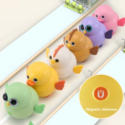 【YuekunH】Swinging Magnetic Duckling Chick Electric Walking Chicks Toy Baby Chicken Swinging Animal