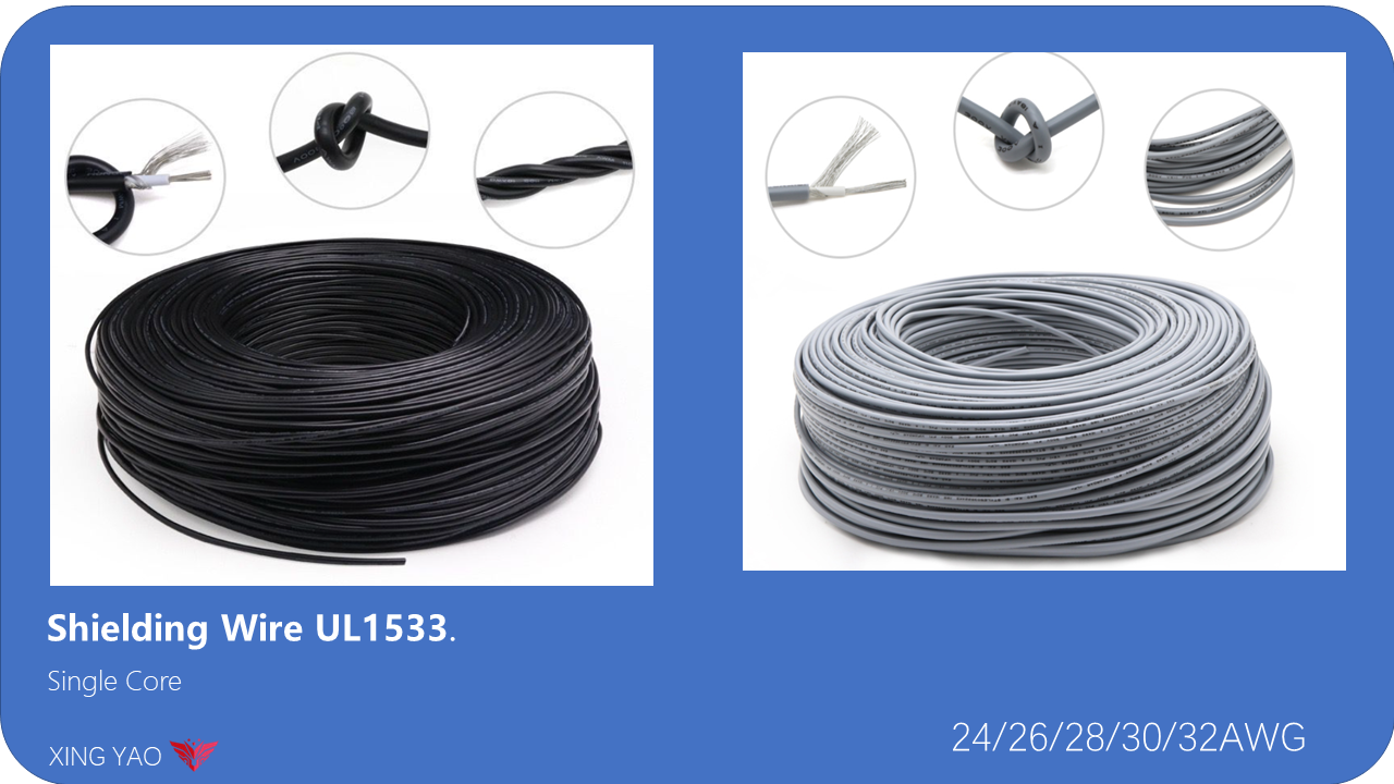 10M 30AWG Shielded Wire For Audio Single Core PVC Insulated Speaker Wire UL1533