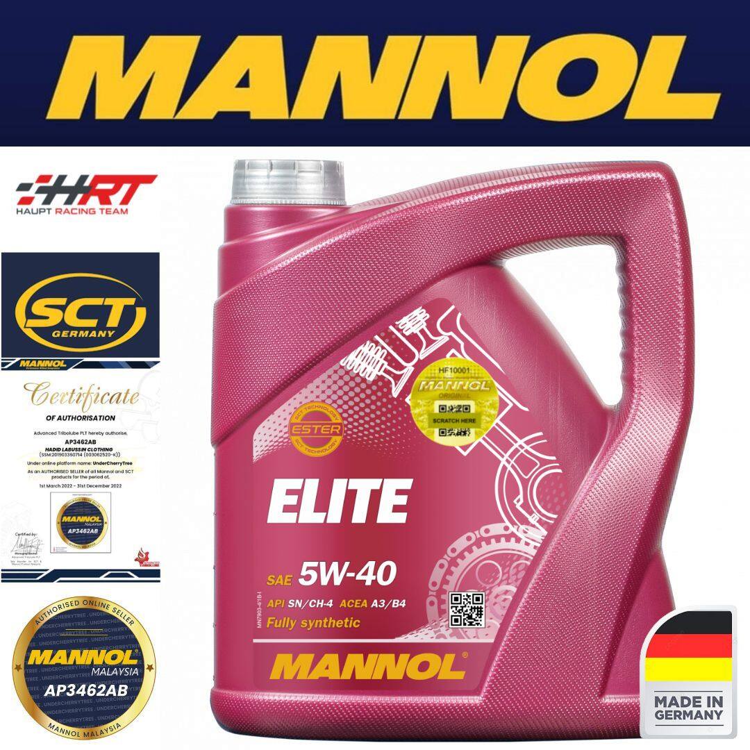MANNOL Elite 5W40 (5L) MN7903 MADE IN GERMANY 🇩🇪 - Passenger Car ...
