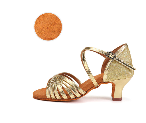 Women's Golden Latin Dance Shoes Dance Shoes