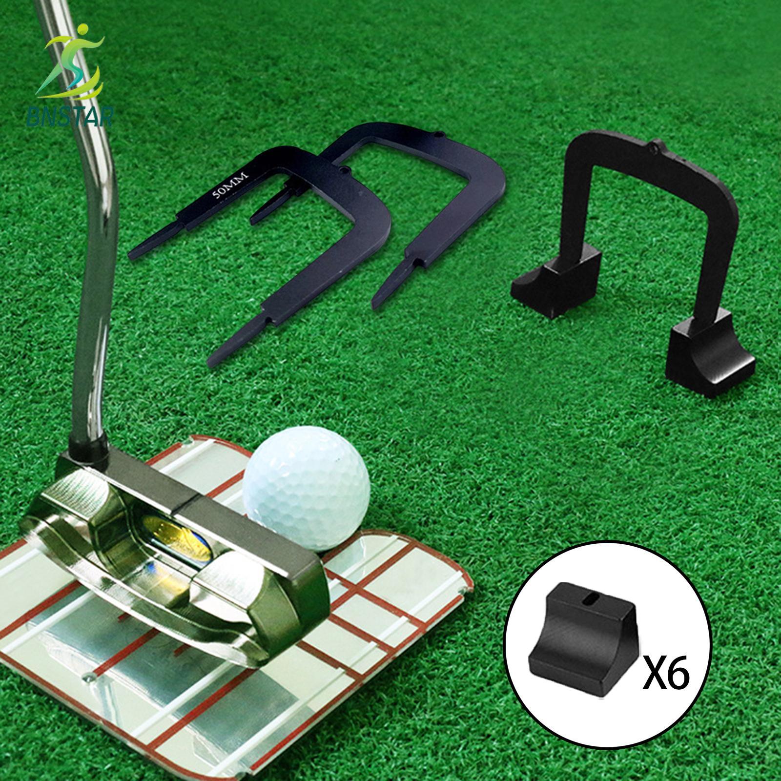 BNSTAR 3Pcs Golf Putting Gates Metal Golf Training Aid Goal Gate for Indoor Outdoor