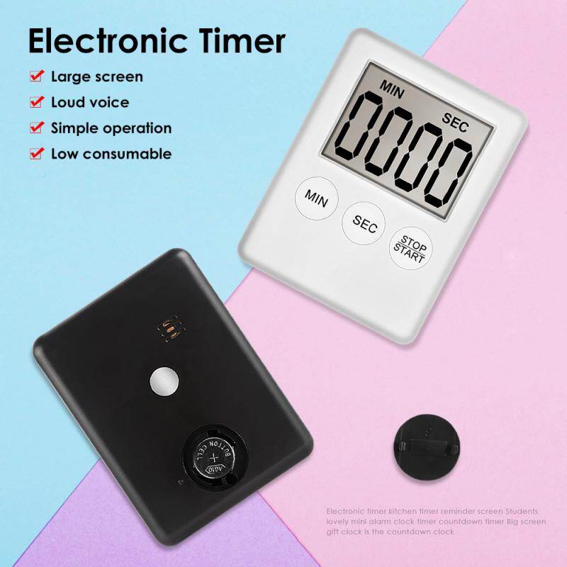 KIPRUN Kitchen Timer Digital Magnetic Cooking Baking LCD Count Down Up Loud Alarm Countdown Alarm Magnet Clock Sleep Clock For Kitchen