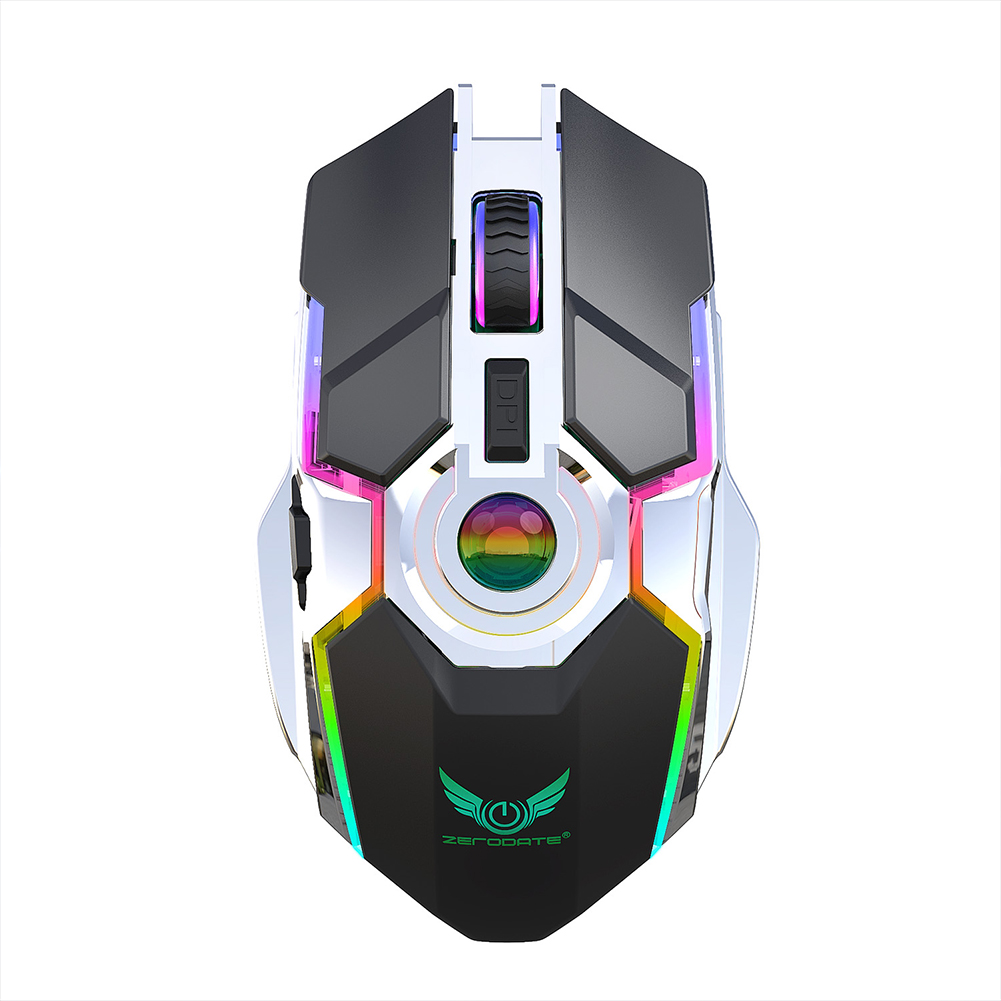 Parrot Computer Mouse Blue Parrot T30ไร้สายชาร์จได้ USB เมาส์คอมพิวเตอร์เมาส์การเล่นเกมที่ ...
