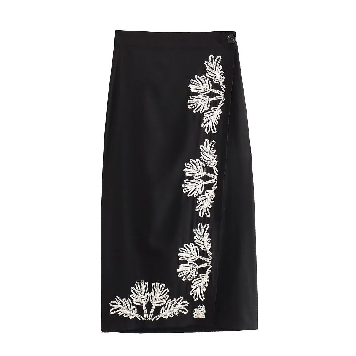 Business skirt outlet embroidery