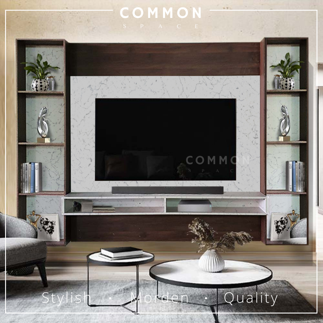 🔥 Free Install 🔥 CommonSpace Laurent 8.5ft TV 75 inches Hanging Almari TV