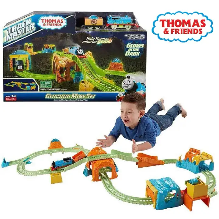 thomas trackmaster glowing mine set