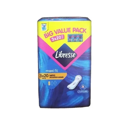 LIBRESSE Unscented Maxi Non Wings (3x20s)