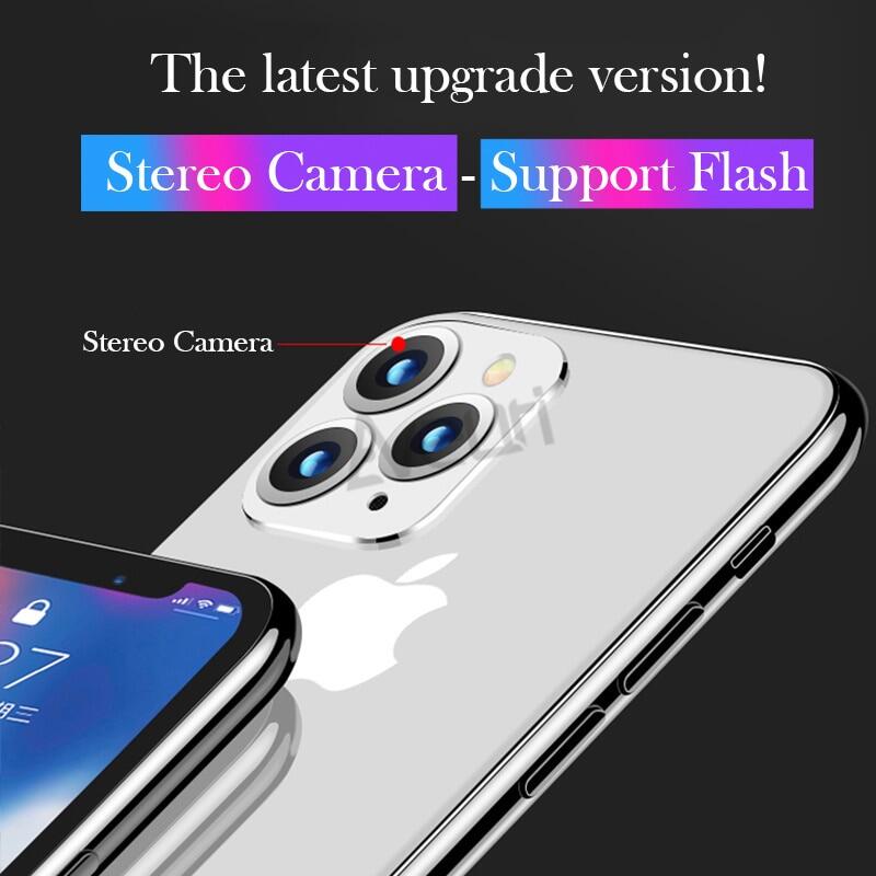 Sang Trọng 5TH Thế Hệ Miếng Dán Ống Kính Máy Ảnh Giây Thay Đổi Cho Iphone 11 Pro Max Kính Bảo Vệ Cho iPhone X XS max Miếng Dán Camera Giả