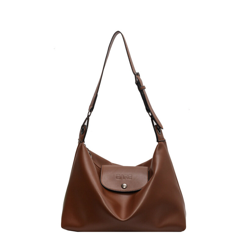 QFDI Women's shoulder bag fashion large capacity Longchamp bag leisure hobo bag commuter shoulder bag