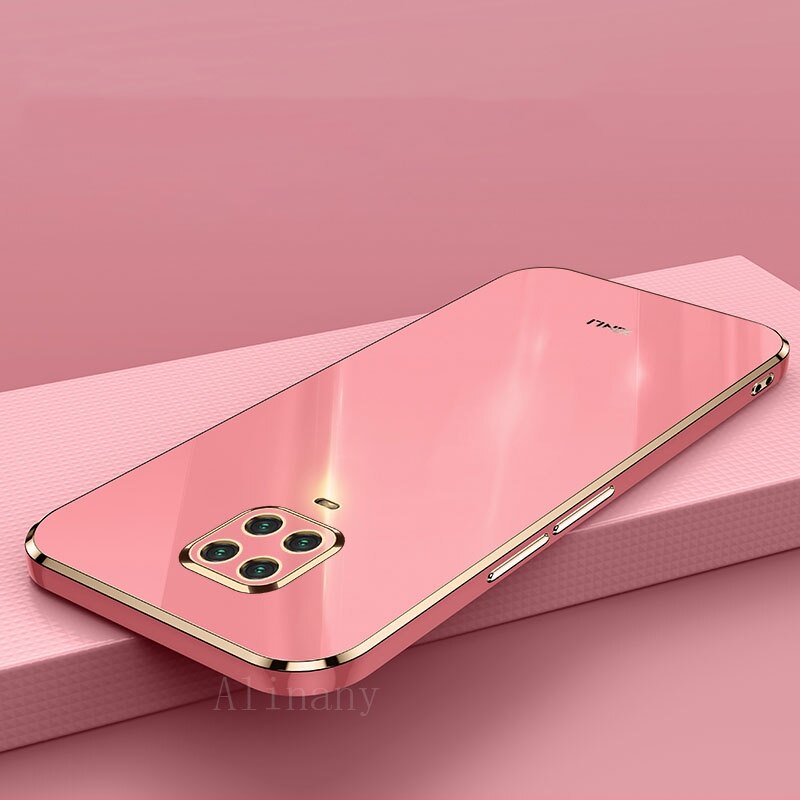 Xiaomi Redmi Note 9s Case Shockproof Soft Silicone Electroplating Back Cover Case Redmi Note9s Phone Casing