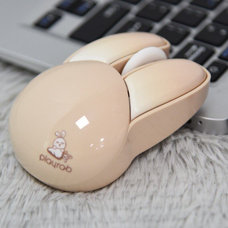 JOMAA mouse for laptop Wireless mouse Kawaii mouse Cute 2.4G Wireless Mouse for Computer Laptop Notebook Rabbit Candy Color Wireless Mouse for Ofiice Home Gift Girls