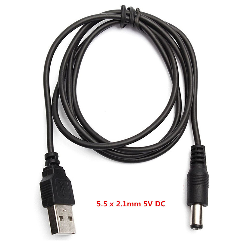 USB Port 5V 5.5*2.1mm DC Barrel Power Cable Connector For Small Electronics Devices usb extension cable