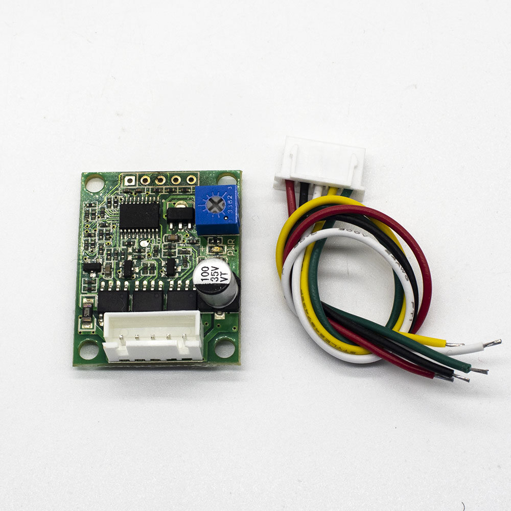 DC 6V-20V 3A 60W Three-phase Brushless Motor Speed Controller No Hall BLDC Driver Board Module with Cable 12V