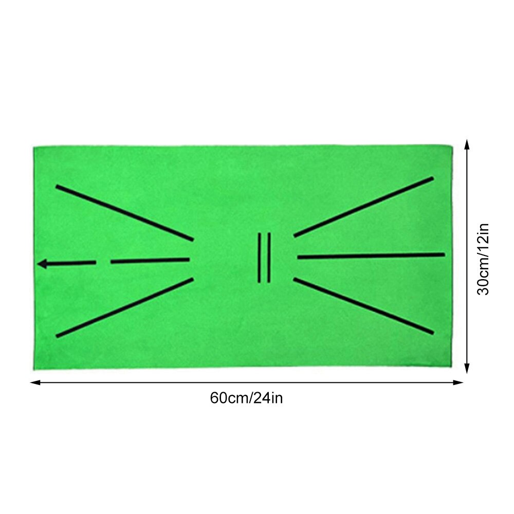 Golf Training Mat Swing Practice Pad Indoor Detection Batting Ball Trace Directional Mat Swing Track Practice Marking Pad Set