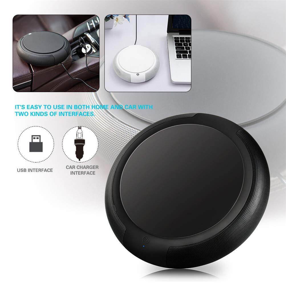 EKLEVA Máy Lọc Không Khí có Bộ Lọc Di Động USB Bụi Loại Bỏ Formaldehyde Mùi Thông Minh Thanh Lọc Thiết Bị Xông Mặt Phun Sương Mini (ĐEN)