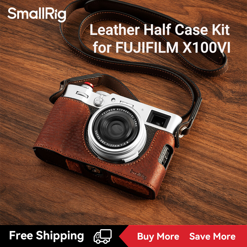 SmallRig Camera Case Leather Half Case Kit for FUJIFILM X100VI