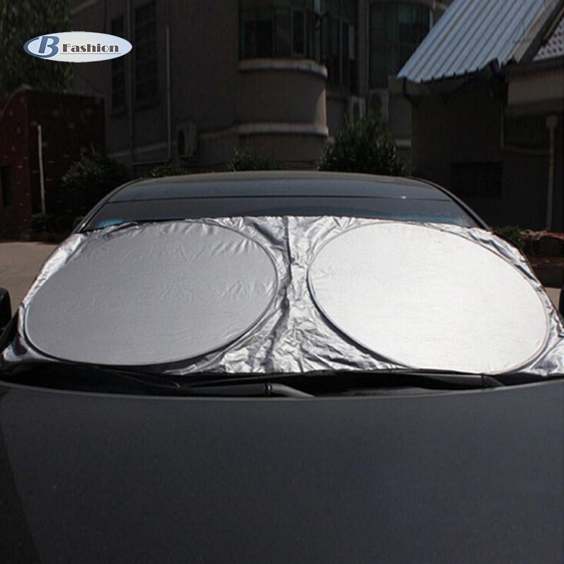 B-F Có Thể Gập Lại Tấm Che Nắng Kính Chắn Gió Xe Ô Tô Cửa Sổ Trước Lớn Visor Block Cover SUV Ô Che Nắng
