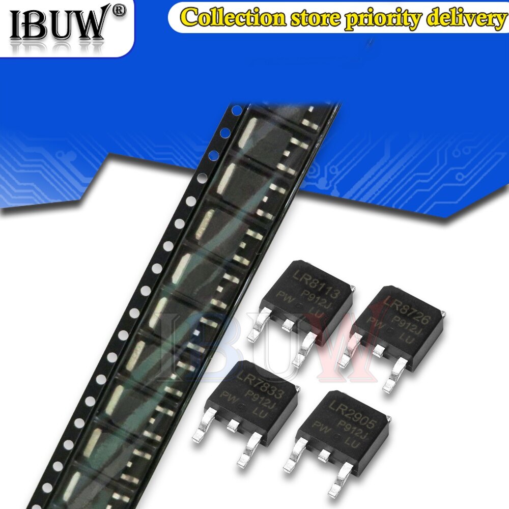 10pcs 晶体管 irlr2905 to-252 lr2905 irlr024n lr024n lr8726 irlr3110 irlr3110z irlr7833 irlr7843 irlr8113 irlr8726