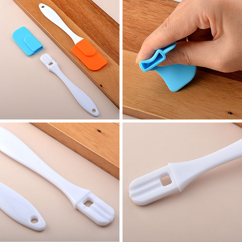 Houseeker Useful Silicone Cake Scraper Multi-Purpose Buttter Spatula Cake Cream Mixer Utensil Baking Tools