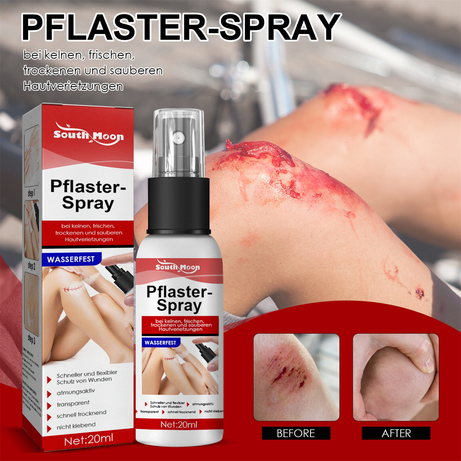 Liquid Bandage Sprayer Waterproof Liquid Sprayer For All Skin Areas