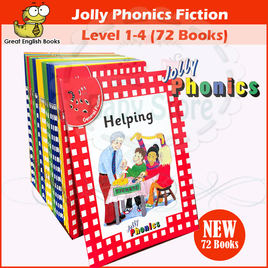 Jolly Phonics Readers Complete Set Level 1 - 4 (72 Books) 72 Books