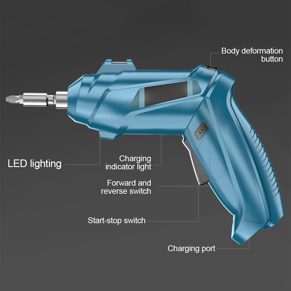 3.6V Electric screwdriver Multi-function rechargeable lithium screwdriver Screwdriver Mini screwdriver set Electric drill