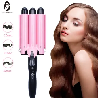 hot tools triple barrel waver