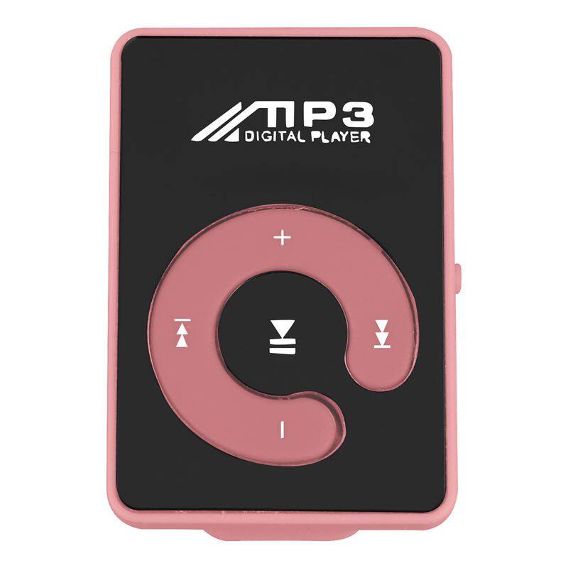 Mini Mirror Clip USB Digital Mp3 Music Player Support 8GB SD TF Card