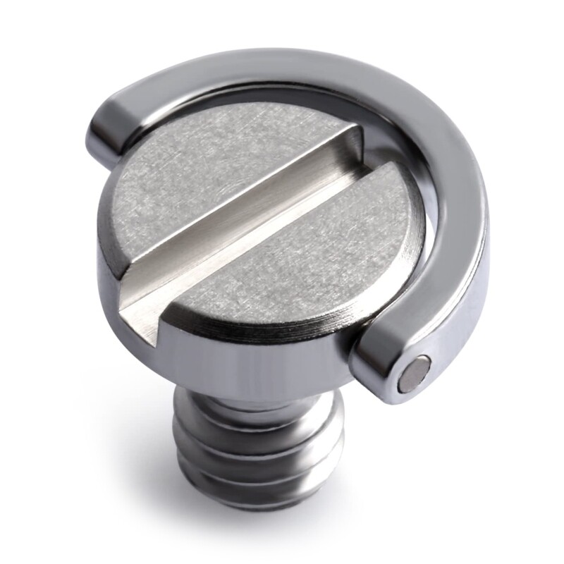 【New Arrival】 Metal 1/4" Mounting Screw D Ring/without Ring 10mm Shaft for Camera Tripod