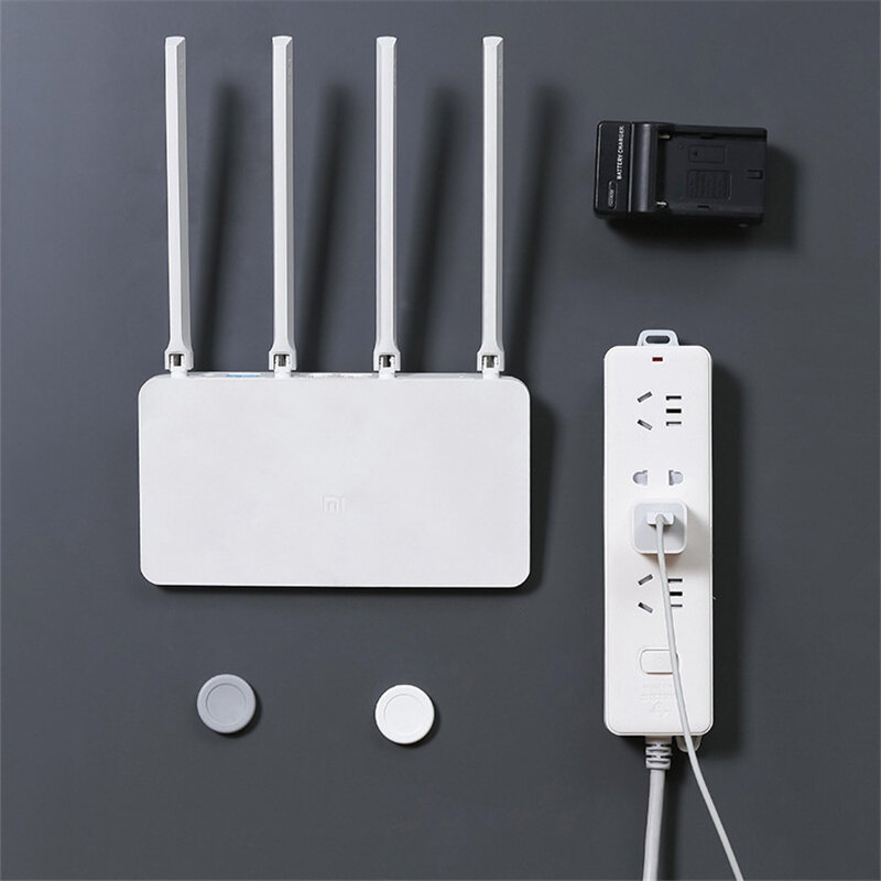 Wall Mount Strong Holder Hook for Fridge Sticker Remote Control Storage Holder Home Organizer Hook