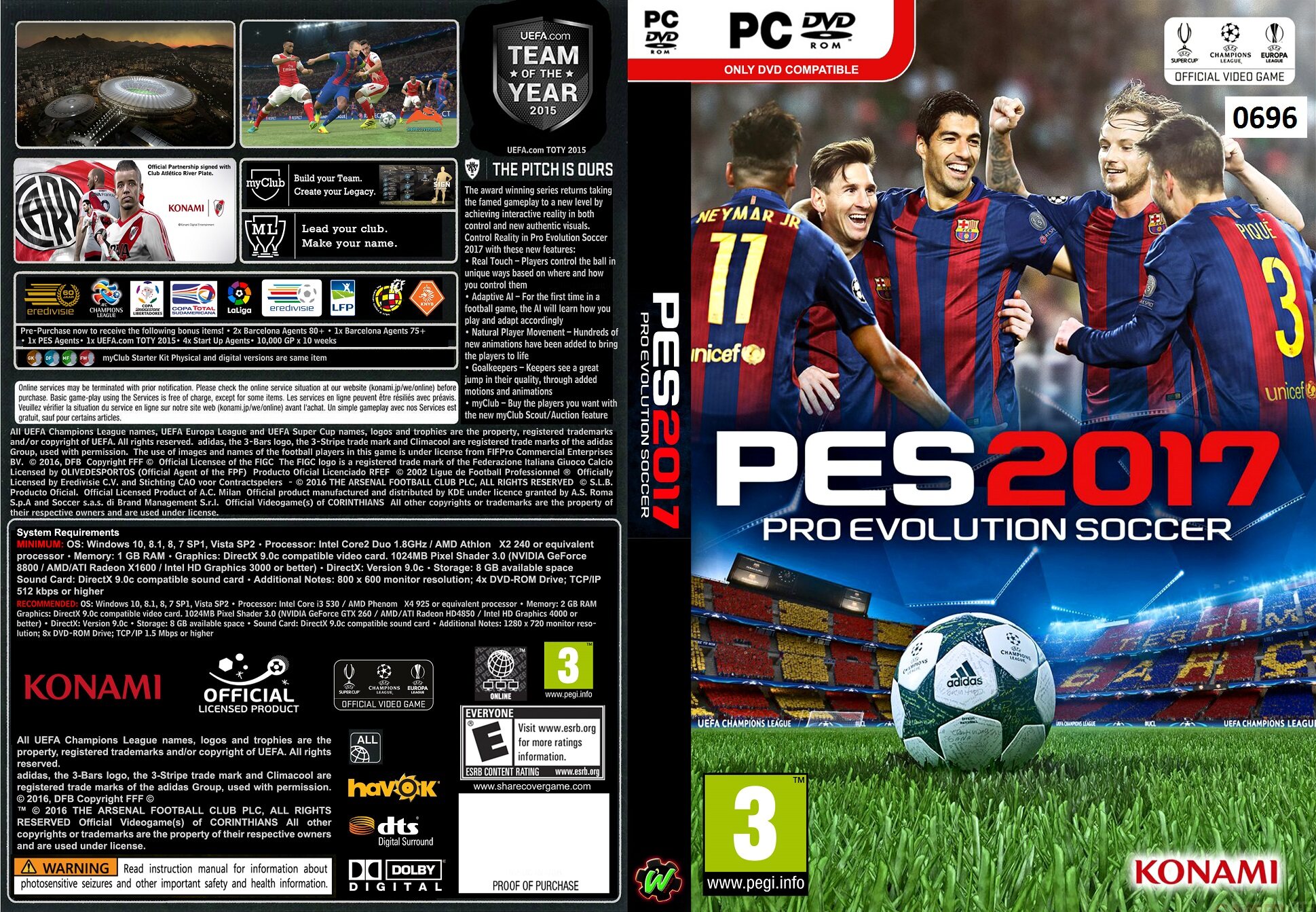 PC) Pro Evolution Soccer 2017 / PES 2017