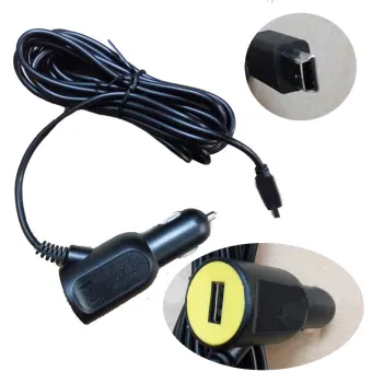 Tehauto 11ft 2a Mini Usb Port Power Cable Car Charger Adapter For