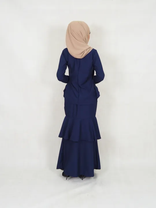 peplum dress kurung