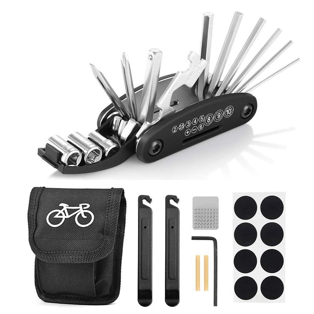 16-in-1 Bicycle Repair Kit Multi Tool 