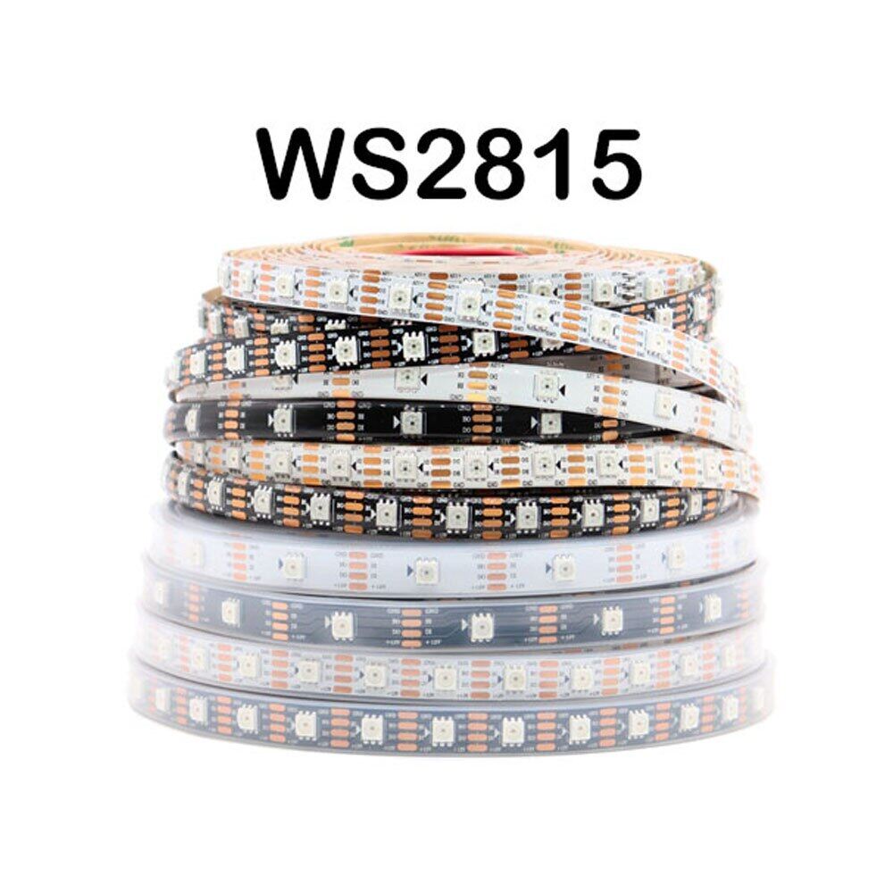 2 ws2811 ws2812b ws2813 ws2815 5050 rgb smart led strip individually addressable ic 30/60/144pixels/leds/m tape light ip30/65/67 hot seller