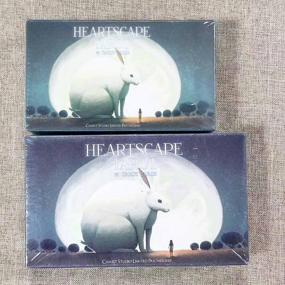 10.3*6cm Heartscape Tarot Kawaii Animal Tarot Deck 78 Cards Small Size Portable Pocket Edition
