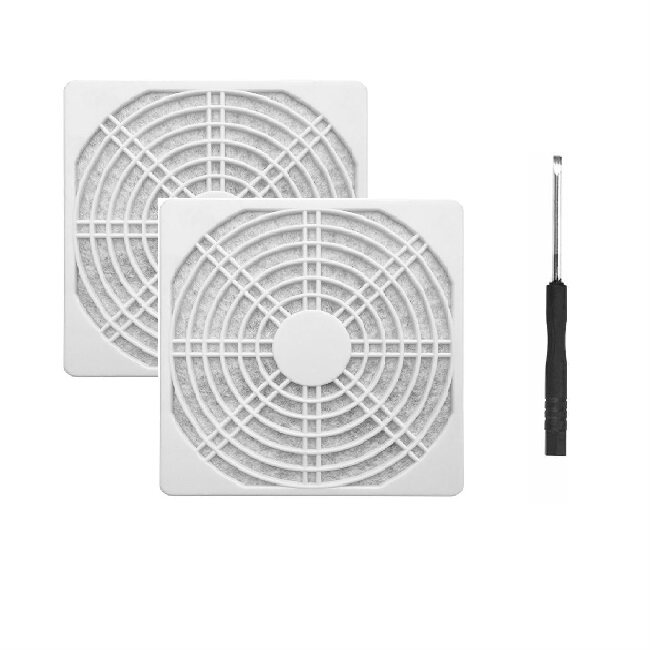 2x Dustproof 40mm Mesh Case Cooler Fan Dust Filter Cover Grill for PC Compu SP