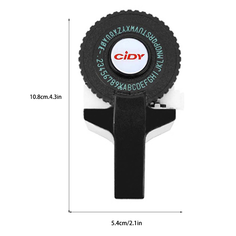 Mini Xách Tay Nhãn Maker DIY 3D Dập Nổi Nhãn Writer Máy In Máy Đánh Chữ Với Nhựa PVC 9 Mét Nhãn Băng Máy Chữ