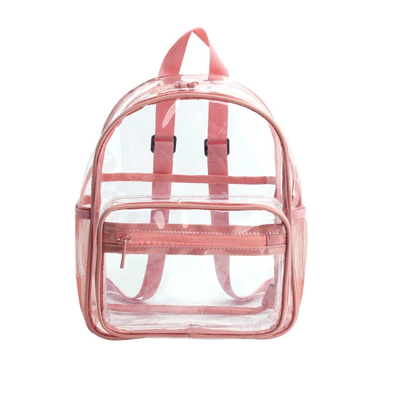 Women Backpack Transparent PVC Bag Female Fashion College Students Bookbag Travel Daypack