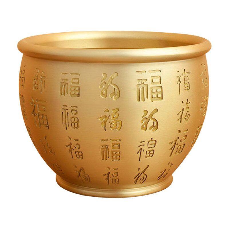 Pure Brass Rice Bowl Gathers Wealth Baifu Bowl All Copper Small
