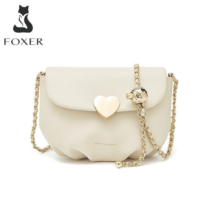 FOXER sling bag for women Cross Body & Shoulder Bags medium size chain messenger bag fashion design bag