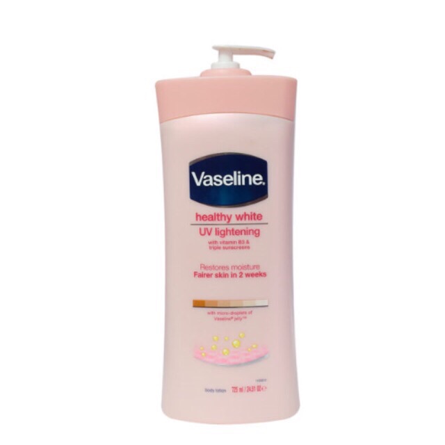 ??Sữa Dưỡng Thể Vaseline Healthy White UV Lightening - 725ml