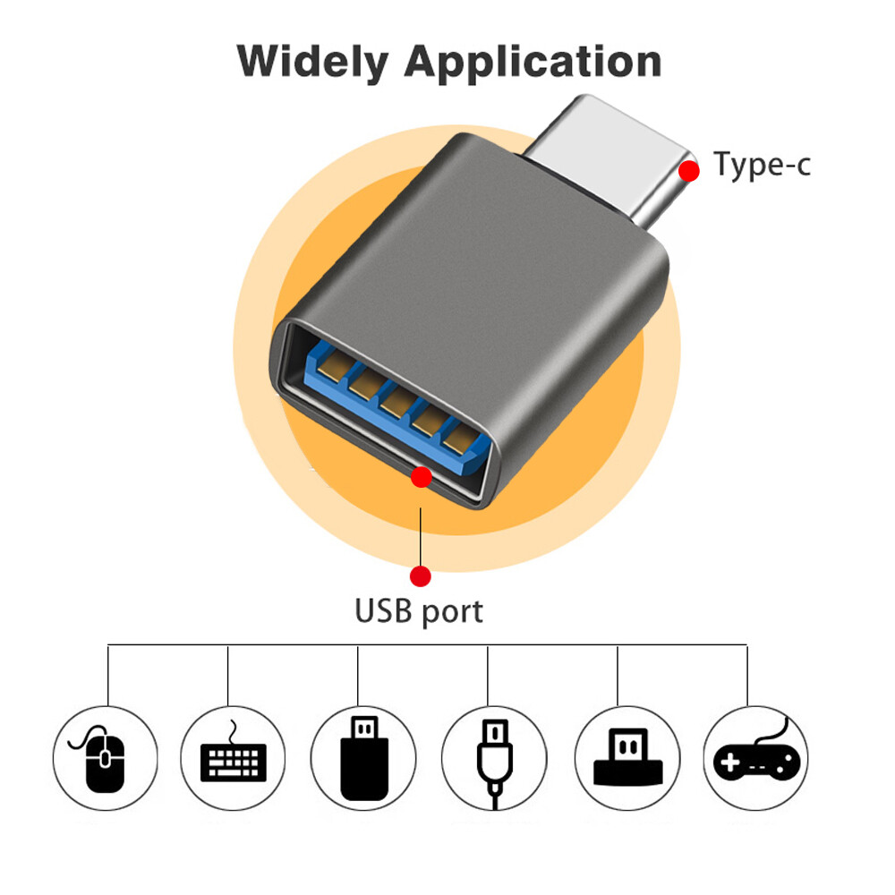 Bộ chuyển đổi OTG Type-C để bộ chuyển đổi USB ổ cứng usb3.2 bàn phím và chuột điện thoại Phablet với đầu nối USB