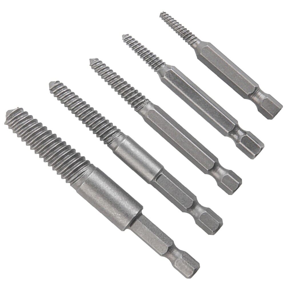 Toolstar Screw Extractor Center Drill Bits Guide Set Broken Damaged Bolt Remover Removal